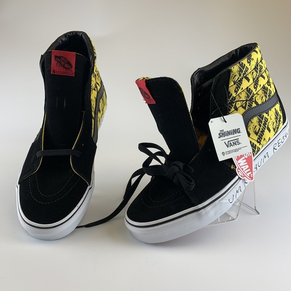Vans X The Shining Classic Sk8-Hi Yellow Skate Shoe Mens Size 8.5 Womens 10 RARE main image 4